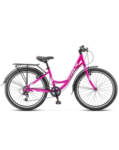 Подростковый велосипед Cristy 430 V 24, год 2026, цвет Фиолетовый-Розовый, ростовка 14 Stels