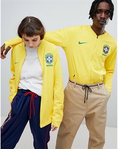 Желтая спортивная куртка на молнии Nike Football Brazil 893584 749 Nike training