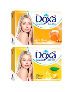 Мыло туалетное BEAUTY SOAP Лимон, Мед 480 Doxa