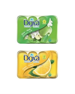 Мыло туалетное BEAUTY SOAP Лимон, Яблоко 480 Doxa