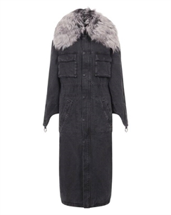 Парка с отделкой из овчины Blumarine