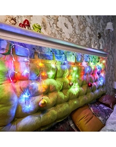 Гирлянда светодиодная Занавес Дождь 1.5x1 м 96 LED мультисвет Neon-night