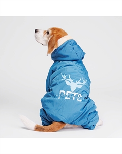 Комбинезон с оленем для собак, 3XL, синий Petmax