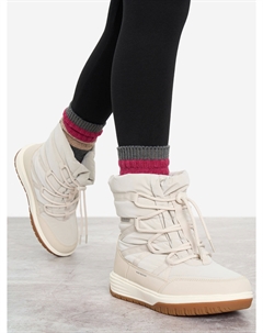 Сапоги утепленные для девочек Stitcher High Jr, Бежевый Demix