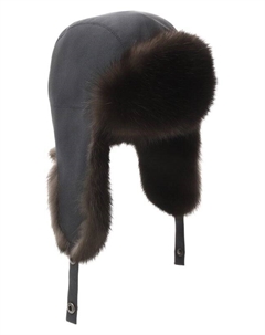 Шапка-ушанка Antistorm с отделкой из соболя Black sable