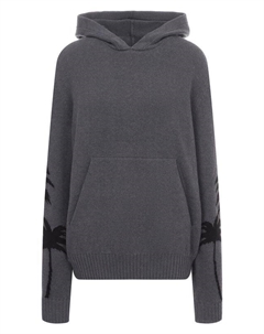 Худи из хлопка и шерсти Palm angels