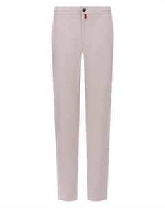 Брюки из хлопка и шерсти Kiton