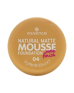 Мусс тональный для лица NATURAL MATTE MOUSSE FOUNDATION тон 04 Essence