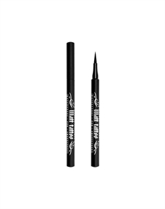 Подводка-фломастер для глаз MATT TATTOO водостойкая 24H тон черный Luxvisage