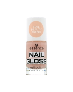 Лак для ногтей NAIL GLOSS с полупрозрачным финишем Essence