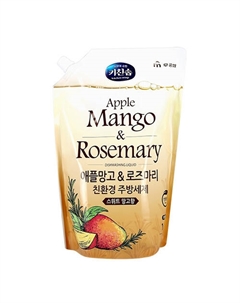 Средство для мытья посуды Apple mango & rosemary дой-пак 1,2 л Mukunghwa