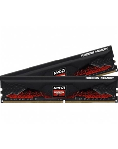 Память оперативная AMD Radeon 16GB DDR4 2666 DIMM R7 Performance Series Black (R7S416G2606U2K) Amd