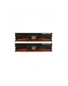 Память оперативная AMD Radeon 16GB DDR4 3200 DIMM R9 Gamers Series Black (R9S416G3206U2K) Amd