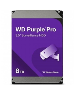 Жесткий диск WD SATA-III 8TB WD8002PURP Surveillance Purple Pro Wd
