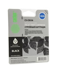 Картридж CS-CB336 №140XL для HP DJ D4263/D4363/DJ J5783/J6413/PSC C4273/C4283, черный Cactus