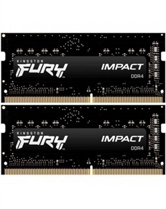 Память оперативная DDR4 Kingston 32Gb (2x16Gb) PC25600 3200MHz CL22 SO-DIMM (KF432S20IBK2/32)
