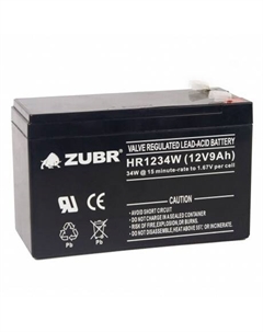 Батарея для ИБП ZUBR HR 1234 W (12V, 9Ah) (HR1234W) Зубр