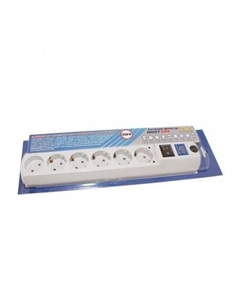 Сетевой фильтр HV6 белый 5м + защита от 380 V Most