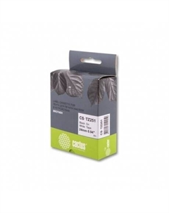 Картридж ленточный Cactus CS-TZ251 TZe-251 черный для Brother 1010/1280/1280VP/2700VP