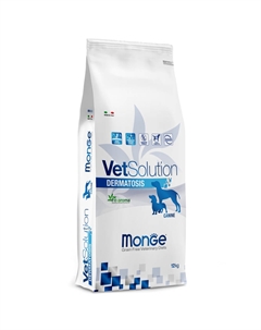 Корм для собак VetSolution Dermatosis с чувствительной кожей сух. 12кг Monge