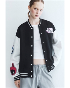 Толстовка-бомбер oversize с патчами Befree