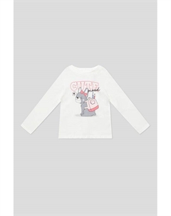 Лонгслив хлопковый с принтом Ovs