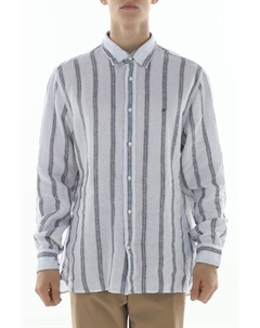 Рубашка льняная в полоску Tommy hilfiger