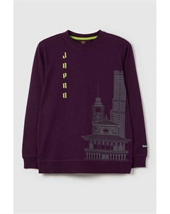 Лонгслив хлопковый с принтом Ovs