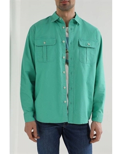Рубашка хлопковая с карманами Piombo