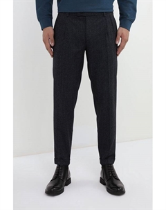 Брюки зауженного кроя с манжетами Bugatti