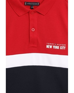 Поло хлопковое Tommy hilfiger