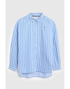 Рубашка хлопковая в полоску Tommy hilfiger