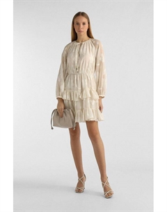 Платье на завязках и оборками Liu jo