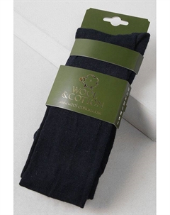 Колготки из шерсти с утепленной стопой Wool & cotton