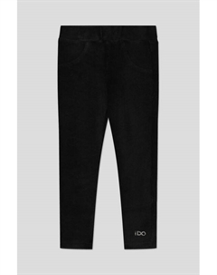 Однотонные брюки с декором из страз Ido