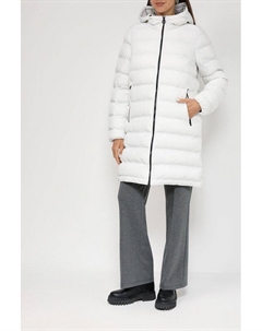 Утепленное пальто с капюшоном Geox