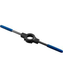 Плашкодержатель "ПРОФЕССИОНАЛ" 28150-30 со стопорными винтами, сталь 45, посадочный диаметр - 30 мм, высота - 11 мм, общая длина - 285 мм Зубр