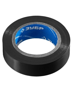 Изолента Мастер 1233-2_z01, ПВХ, не поддерживающая горение, 6000 В, 15мм х 10м, черная Зубр