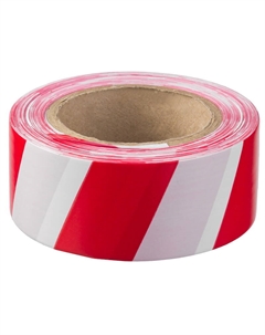 Сигнальная лента Мастер 12240-75-200, цвет красно-белый, 75мм х 200м Зубр