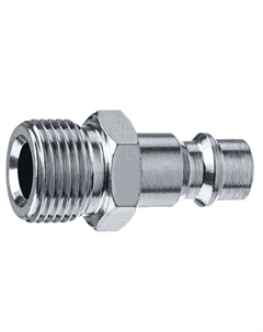 Штуцер Профессионал 64915-3/8, рапид 3/8″M (папа НР) Зубр