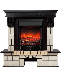 Камин Stone New STD AO + Fobos LUX BL Realflame