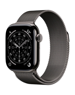 Смарт-часы Apple Watch Series 11 Titanium GPS + Cellular 42 мм Slate, миланская петля