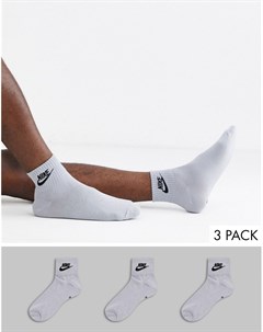 3 пары серых носков Evry Essential Nike