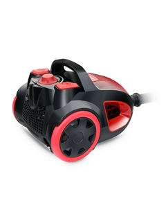 Пылесос Ginzzu VS437 2000Вт, 2.5л, 4.5м, черный/красный (VS437)