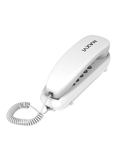 Проводной телефон Maxvi CS-01, белый