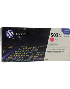Картридж лазерный HP 502A/Q6473A, пурпурный, 4000 страниц, оригинальный для Color LaserJet 3600 / 3600n / 3600dn Hp