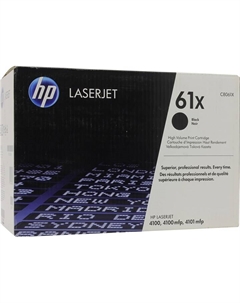 Картридж лазерный HP 61X/C8061X, черный, 10000 страниц, оригинальный для LaserJet 4100 seria Hp
