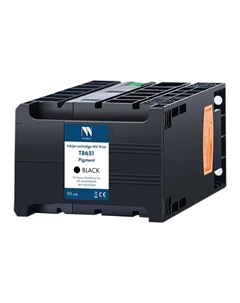 Картридж струйный NV Print NV-C13T865140 (T8651/C13T865140), черный, совместимый, 10000 страниц, для Epson WorkForce Pro WF-M5690DWF, WF-M5190DW Nv print