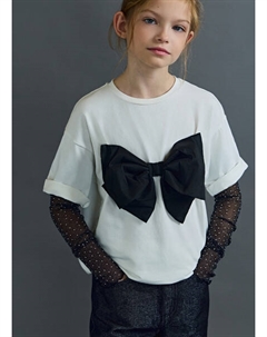 Митенки со стразами для девочек, Черный Ostin