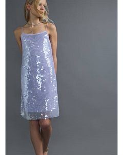 Платье с пайетками для девочек, Фиолетовый Ostin